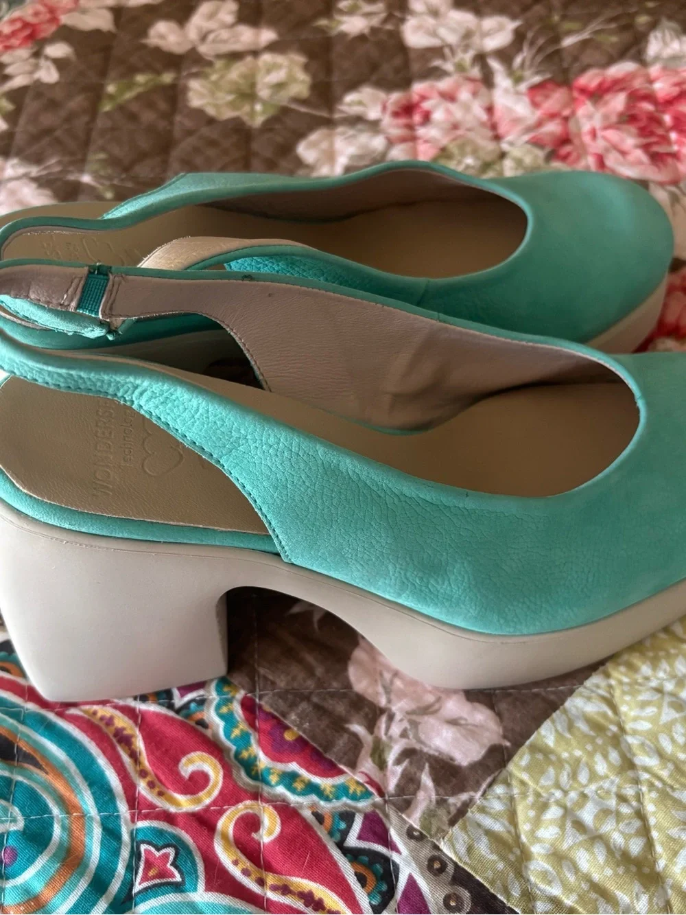 Wonder’s Leather “”Lack Aura Slingback”-NWOB-Size 37